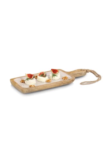 Zeller Servierbrett in Natur/ Beige - (B)38 x (H)15 x (T)2,5 cm