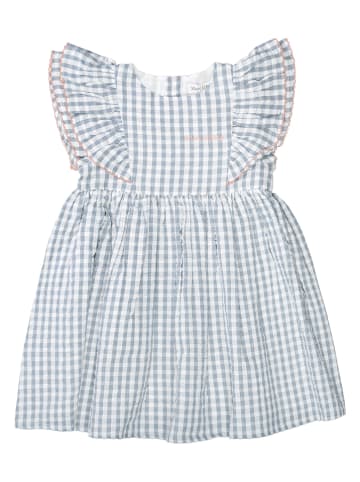 Marc O'Polo Junior Kleid in Hellblau/ Weiß