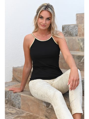Bleu d'Azur Top "Zoe" in Schwarz