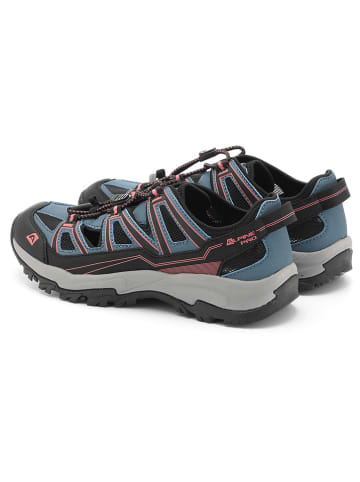 Alpine Pro Buty "Nubre" w kolorze czarno-niebieskim do biegania