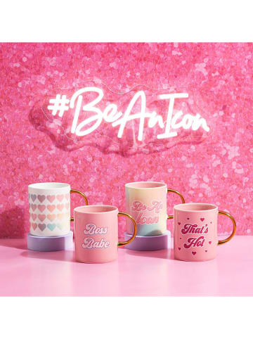 Paris Hilton Jumbotasse in Rosa/ Gold - 450 ml