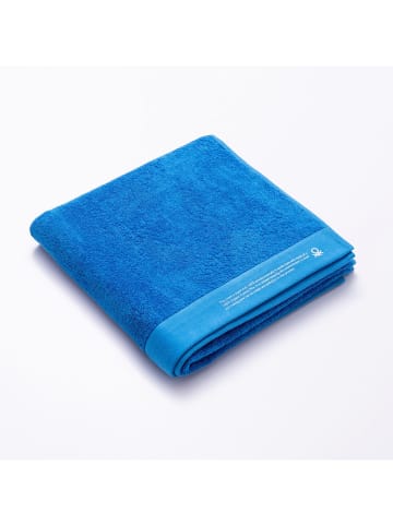 Benetton 2-delige handdoekenset blauw