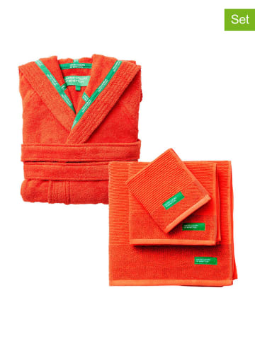 Benetton 4tlg. Frottier-Set ''Rainbow'' in Orange