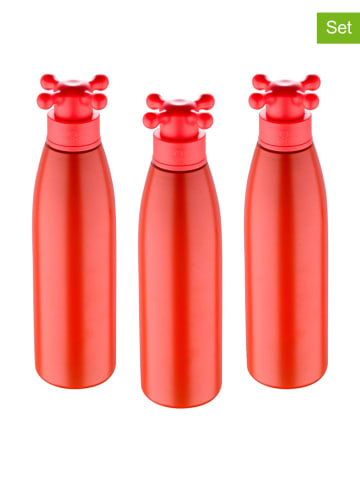 Benetton 3er-Set: Trinkflaschen in Rot - 750 ml