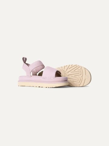 UGG Leder-Sandalen "Goldenstar" in Rosa