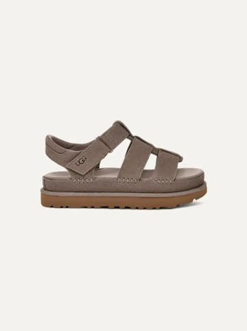 UGG Leder-Sandalen "Goldenstar Strap" in Lila