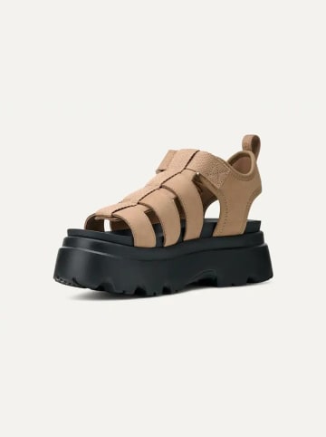 UGG Leder-Sandaletten "Cora" in Beige