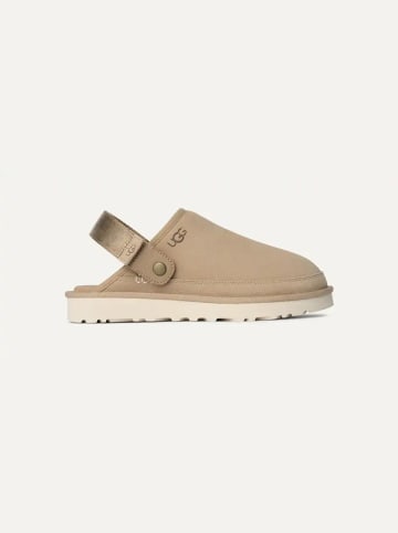 UGG Leder-Hausschuhe "Goldencoast II" in Beige