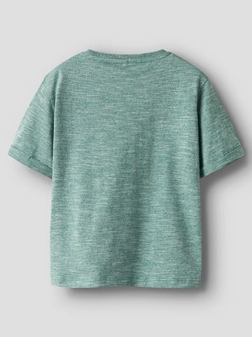 name it 2-delige set: shirts "Fredery" groen/grijs
