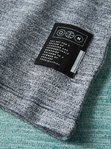 name it 2er-Set: Shirts "Fredery" in Grün/ Grau