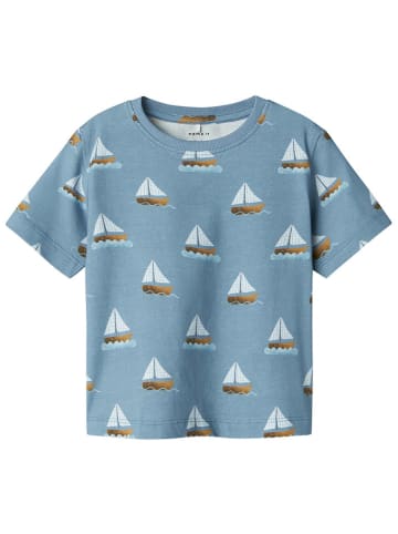 name it Shirt "Fille" blauw