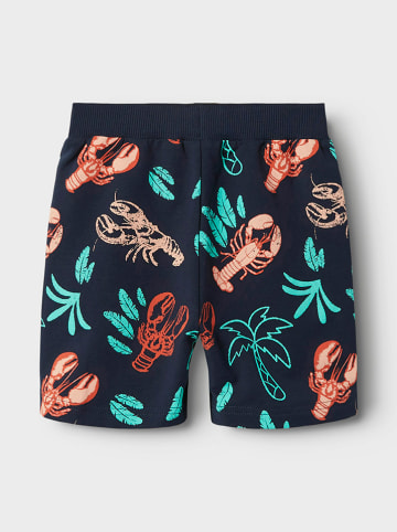 name it Sweatshort "Fin" donkerblauw