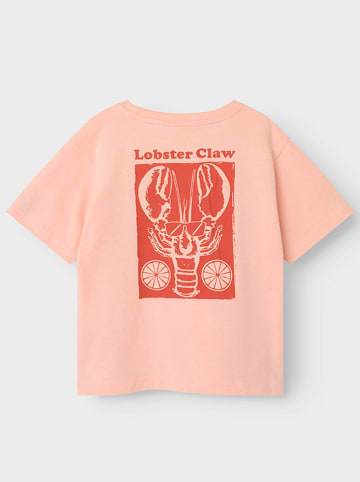 name it Shirt "Felster" lichtroze