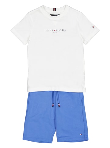 Tommy Hilfiger 2tlg. Outfit in Weiß/ Blau
