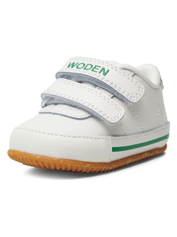 WODEN Leder-Sneakers "Robin" in Weiß
