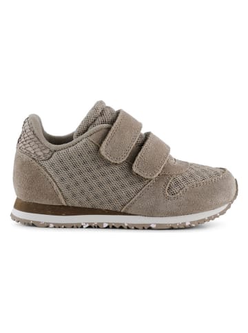 WODEN Sneakersy "Ydun Suede Mesh Kids" w kolorze szarobrązowym