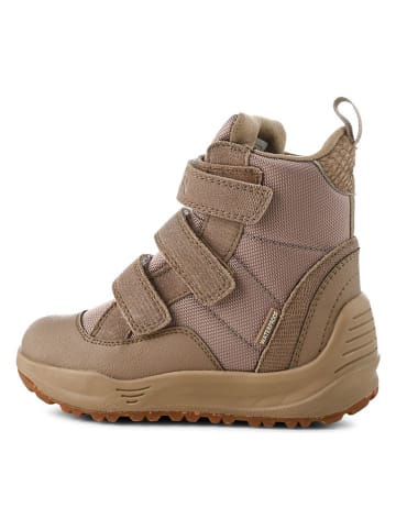 WODEN Botki "Adrian Boot Pearl" w kolorze beżowym