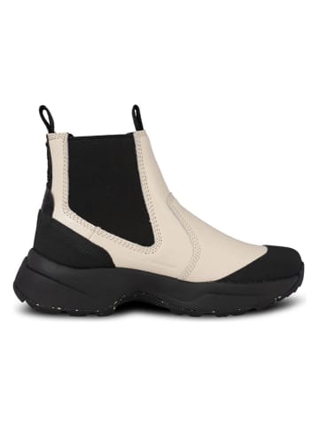 WODEN Leder-Chelsea-Boots "Hega Patent" in Creme/ Schwarz