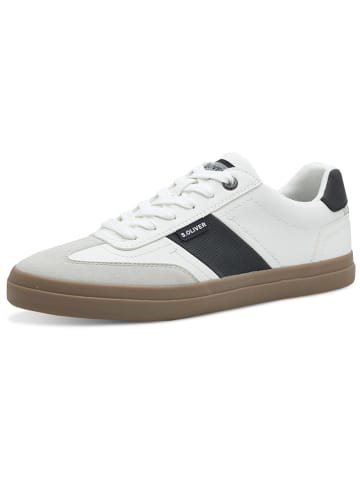 s.Oliver Sneakers in Weiß/ Schwarz