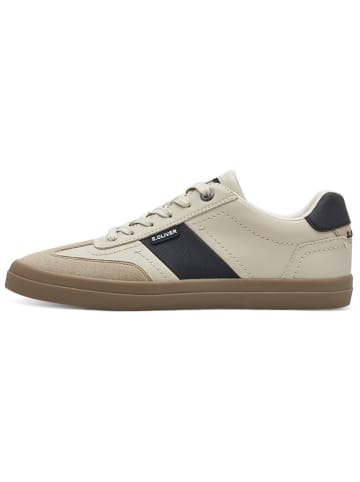 s.Oliver Sneakers in Beige/ Schwarz
