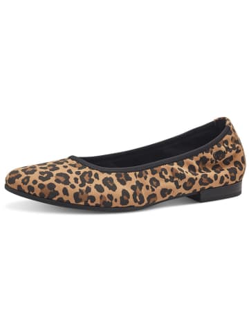 s.Oliver Ballerinas in Beige/ Hellbraun/ Dunkelbraun