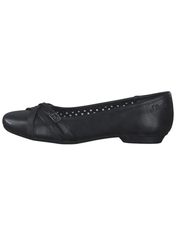 s.Oliver Ballerina's zwart