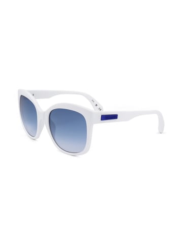 adidas Damen-Sonnenbrille in Weiß/ Blau