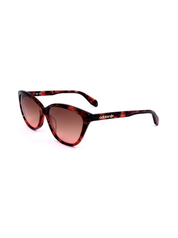 adidas Damen-Sonnenbrille in Rot/ Braun-Rosa