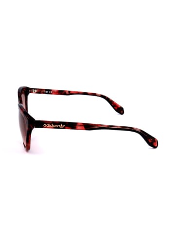 adidas Damen-Sonnenbrille in Rot/ Braun-Rosa