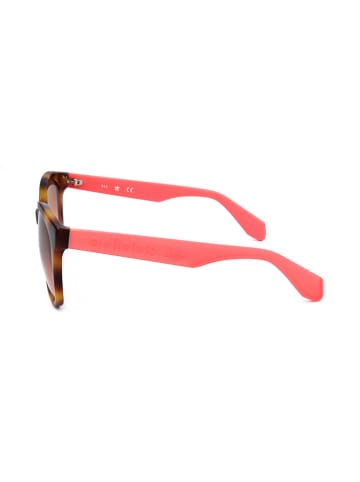 adidas Damskie okulary przeciwsłoneczne w kolorze brązowo-różowo-jasnoróżowym