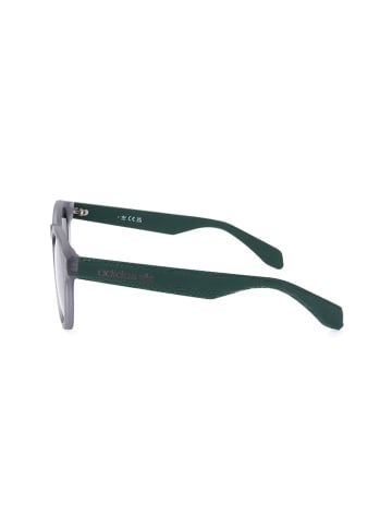 adidas Męskie okulary przeciwsłoneczne w kolorze szaro-zielono-błękitnym
