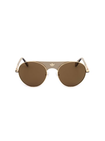 adidas Herren-Sonnenbrille in Gold/ Hellbraun