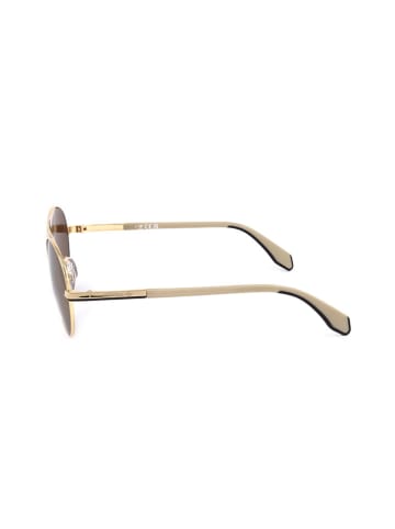 adidas Herren-Sonnenbrille in Gold/ Hellbraun