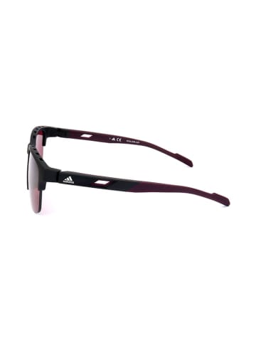 adidas Okulary przeciwsłoneczne unisex w kolorze czarno-różowym