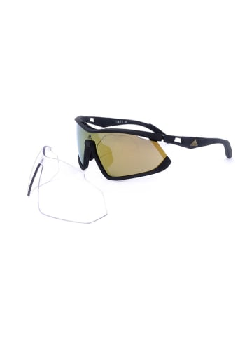 adidas Unisex-Sonnenbrille in Schwarz/ Grün