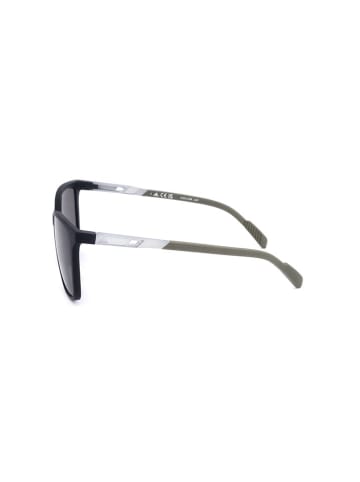adidas Okulary przeciwsłoneczne unisex w kolorze czarno-oliwkowo-szarym