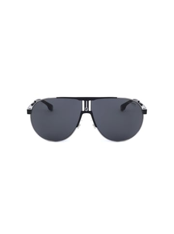 Carrera Unisex-Sonnenbrille in Silber-Schwarz/ Grau