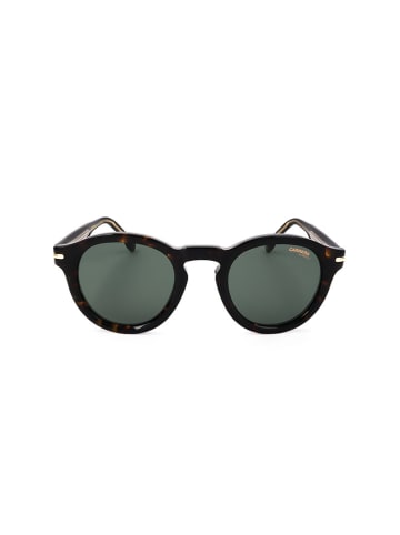 Carrera Okulary przeciwsłoneczne unisex w kolorze brązowo-zielonym