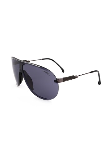 Carrera Unisex-Sonnenbrille in Schwarz-Grau/ Blau