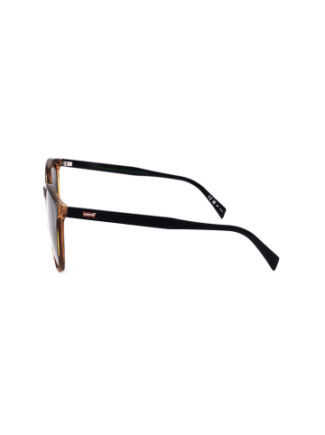 Levi's Damen-Sonnenbrille in Schwarz-Orange/ Braun