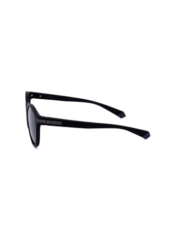 Polaroid Okulary przeciwsłoneczne unisex w kolorze czarno-niebieskim