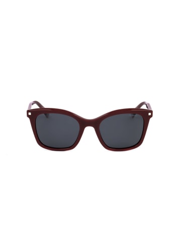 Polaroid Damen-Sonnenbrille in Bordeaux/ Grau