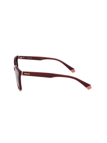 Polaroid Damen-Sonnenbrille in Bordeaux/ Grau