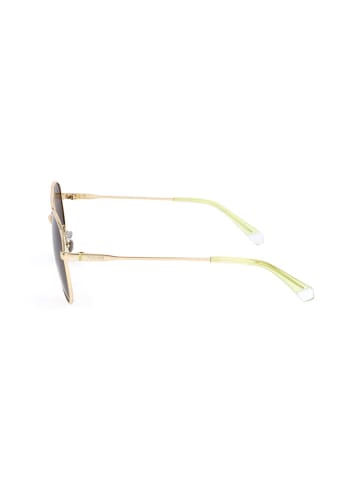 Polaroid Unisex-Sonnenbrille in Gold/ Braun