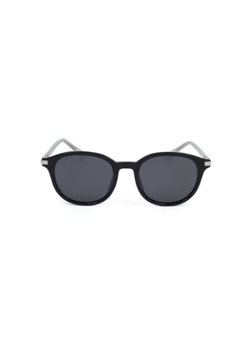 Polaroid Unisex-Sonnenbrille in Schwarz/ Grau/ Blau