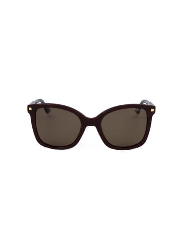 Polaroid Damen-Sonnenbrille in Rot/ Braun