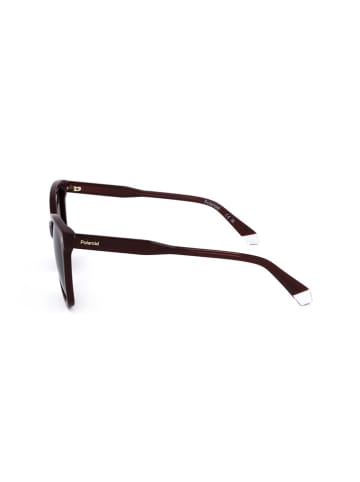 Polaroid Damskie okulary przeciwsłoneczne w kolorze czerwono-brązowym