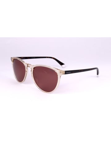 Polaroid Damen-Sonnenbrille in Beige-Braun/ Pink