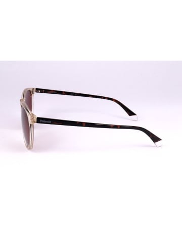 Polaroid Damen-Sonnenbrille in Beige-Braun/ Pink