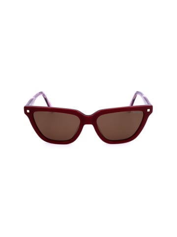 Polaroid Damen-Sonnenbrille in Rot/ Lila/ Braun